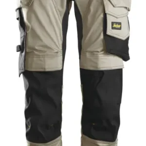 Snickers Workwear Stretch-Arbeitshose 6241, 54, khaki-schwarz Versand Am Gleichen Tag