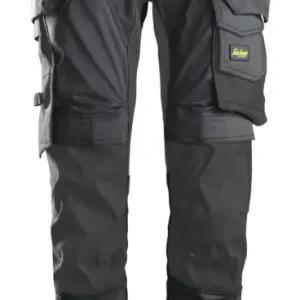 Rabatt Snickers Workwear Stretch-Arbeitshose 6241, 54, stahlgrau-schwarz