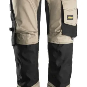Snickers Workwear Stretch-Arbeitshose 6341, 56, khaki-schwarz Expressversand