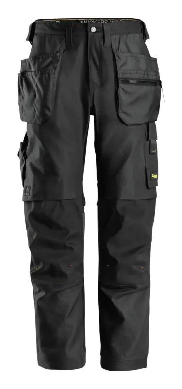 Snickers Workwear Stretch-Arbeitshose Canvas+ 6224, 058, schwarz Solange Der Vorrat Reicht