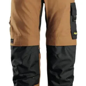 Saisonangebot Snickers Workwear Stretch-Arbeitshose Canvas+ 6324, 050, braun-schwarz