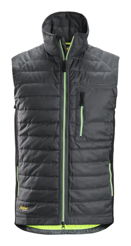 Neu Snickers Workwear Wärmeisolierte Weste 37.5 4512, XXL, schwarz-grau