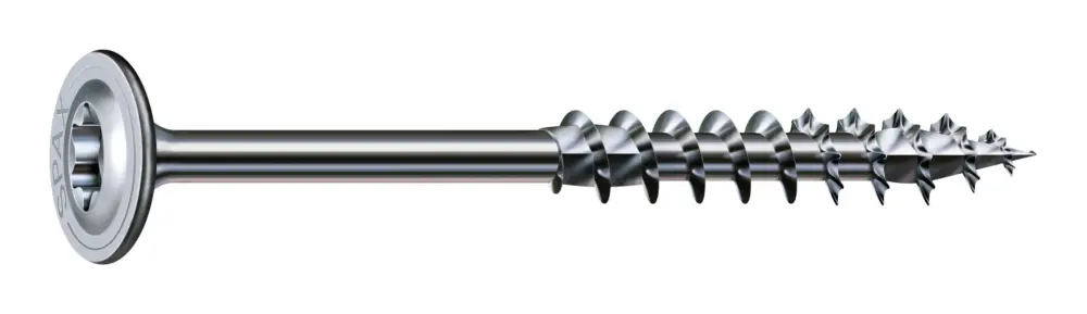 Spax Holzbauschraube Tellerkopf T-STAR+ 8 x 80 A2 HP (Verpackungseinheit 50 Stück) Letzte Chance