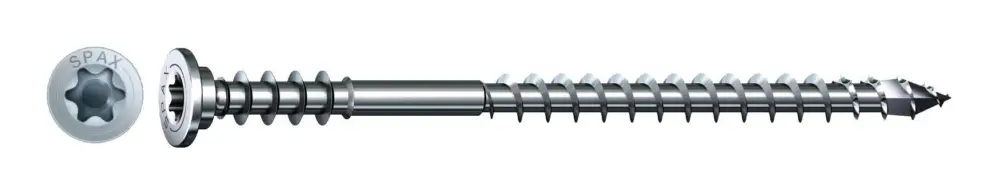 Spax Justierschraube Flachkopf 6 x 120 T-STAR+ T30 4CUT Spitze Wirox (Verpackungseinheit 100 Stück) Jetzt Kaufen