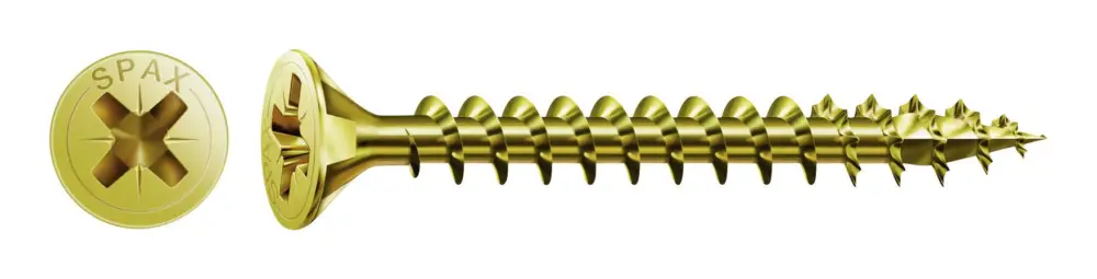 Spax Senkkopfschraube Kreuzschlitz Z 2 x 10 mm, Yellox HP (Verpackungseinheit 1000 Stück) Neue Kollektion