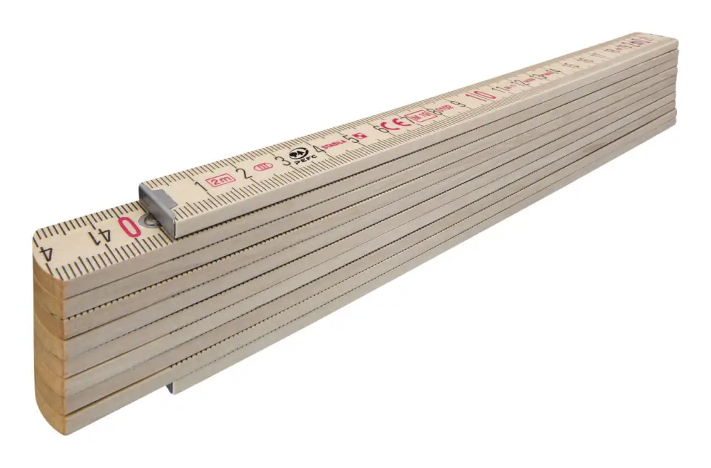 Stabila Holz-Gliedermaßstab Buche 2 m x 16 mm natur Typ 407 Direkt Vom Hersteller