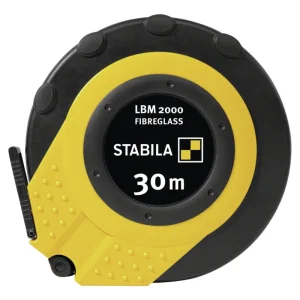 Kracherpreis Stabila Kapselbandmaß LBM 2000 Glasfaser 30 m x 13 mm Maßanfang B