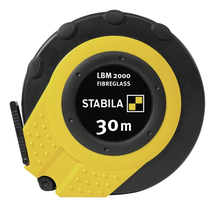 Kracherpreis Stabila Kapselbandmaß LBM 2000 Glasfaser 30 m x 13 mm Maßanfang B