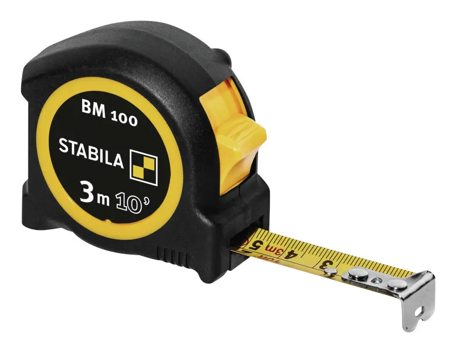 Stabila Taschenbandmaß BM 100 3m/10"x16mm Top-Preis