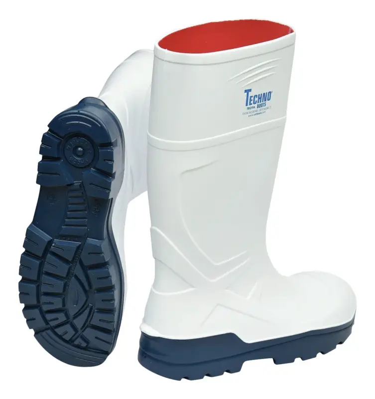 Techno Boots Sicherheitsstiefel 35484 Vitan PU, S4, weiß Größe 39 (Verpackungseinheit 1 Paar) Versand Am Gleichen Tag