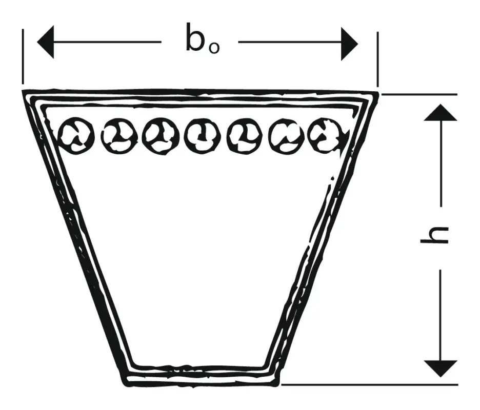 Neu Tecnamic Schmalkeilriemen SPB Richtlänge 5300 mm