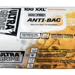 Kracherpreis Ultragrime Antibakterielles Desinfektionstuch, 100 Tücher/Pack