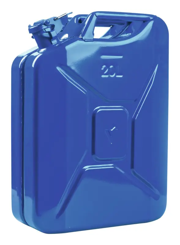 Valpro Kraftstoffkanister Stahlblech Nenninhalt 20l Signalblau RAL 5005 Knallerangebot