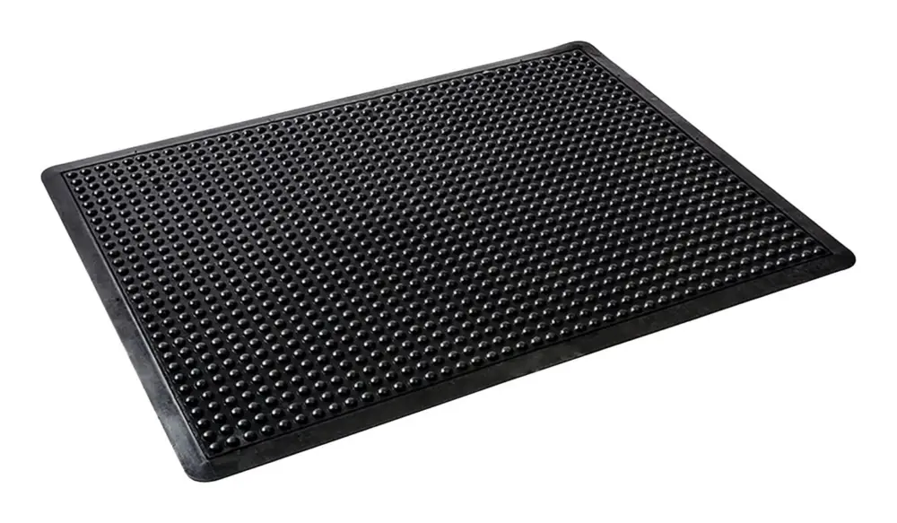 VR Trade Anti-Ermüdungsmatte SBR/NR, schwarz, runde Stollen, 15 mm, 1200 x 900 mm Neu