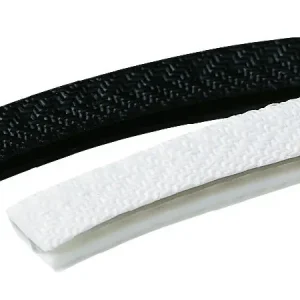 Preisreduziert VR Trade Kantenschutz flexibel schwarz, mit Moosgummi, Klemmbereich 1,5-5 mm, 10,2 x 54 mm, 25m