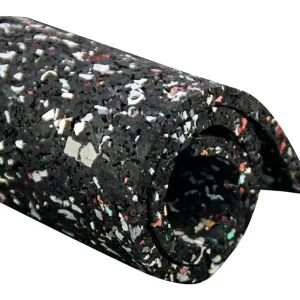 Geprüft VR Trade Recyclingmatte Gummi/PU, schwarz-bunt 10 mm, 1500 mm 5m