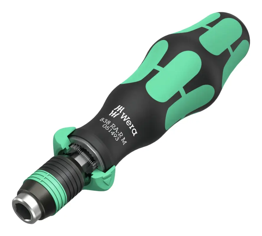 Wera Bit-Handhalter mit Ratschenfunktion und Schnellwechselhalter Begrenztes Angebot