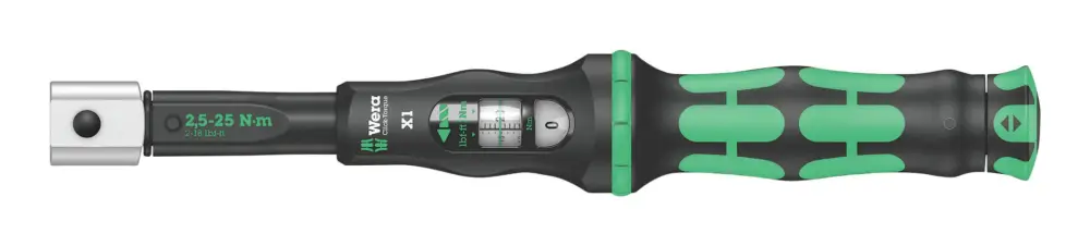 Top-Preis Wera Drehmomentschlüssel Click-Torque X 1 2,5-25 Nm 9 x 12 mm