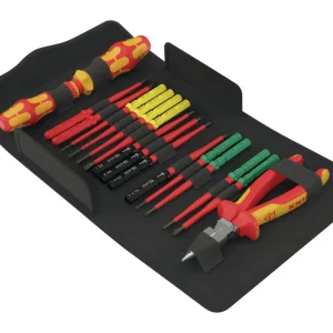 Wera Wechselklingen-Satz Kraftform Kompakt VDE 17-teilig mit Ratsche und Zange Neue Ware