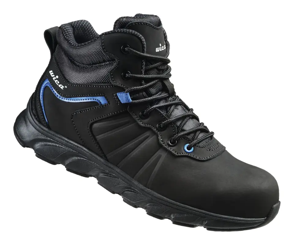 Top-Seller Wica Sicherheitsstiefel Mathi Schwarz, Blau, S3 SRC Größe 43 (Verpackungseinheit 1 Paar)