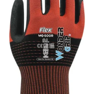 Nur Heute Wonder Grip Handschuh Flex WG-500R Größe 8 (Verpackungseinheit 12 Paar)