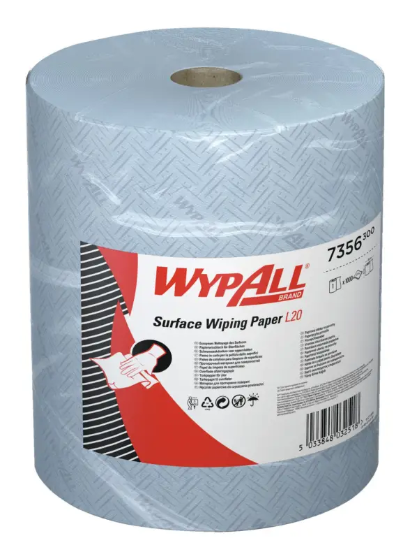 Versand Am Gleichen Tag WypAll Essential Wischtücher Großrolle blau