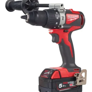 Schnäppchen Milwaukee Akku-Schlagbohrschrauber M18 BLPD2-502X mit 2x Akku 5 Ah - in HD-Box
