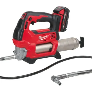 Geprüft Milwaukee Akku-Fettpresse M18 GG-201C mit 1x Akku 2 Ah - im Transportkoffer