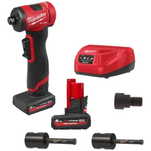 Meistverkauft Milwaukee Akku-Geradschleifer M12 FDGA2-522BA mit 2x Akku 2,5 Ah/5 Ah - in Werkzeugtasche