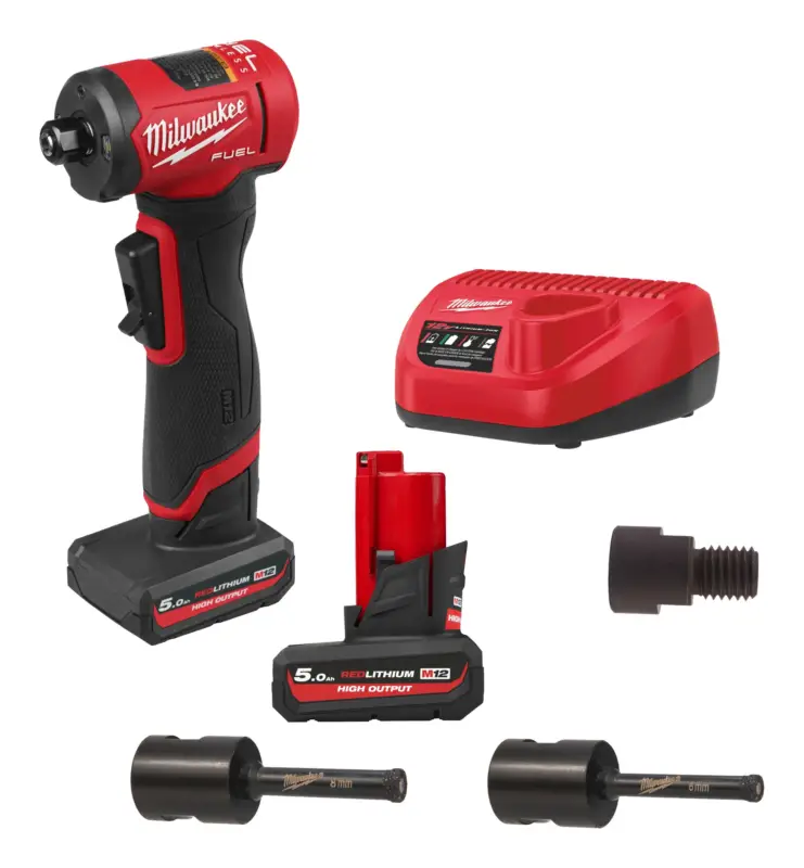 Meistverkauft Milwaukee Akku-Geradschleifer M12 FDGA2-522BA mit 2x Akku 2,5 Ah/5 Ah - in Werkzeugtasche