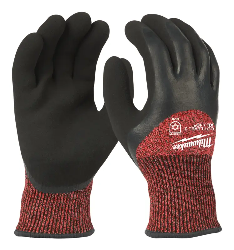 Milwaukee Flex Kälte-Schnittschutzhandschuhe Winter L3, Größe 10 (XL) (Verpackungseinheit 1 Paar) Solange Der Vorrat Reicht