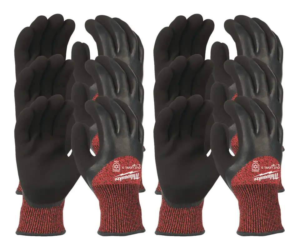 Milwaukee Kälte-Schnittschutzhandschuhe Klasse 3/C, Größe 9 (L) - 12er Pack (Verpackungseinheit 1 Paar) Meistverkauft