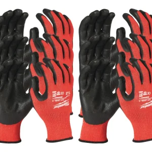 Milwaukee Schnittschutzhandschuhe Klasse 3/C, Größe 9 (L) - 12er Pack (Verpackungseinheit 1 Paar) Solange Der Vorrat Reicht