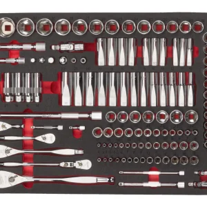Milwaukee Ratschen-Einlage 1/4", 3/8" und 1/2" für Werkstattwagen - 119-teilig Finale Aktion