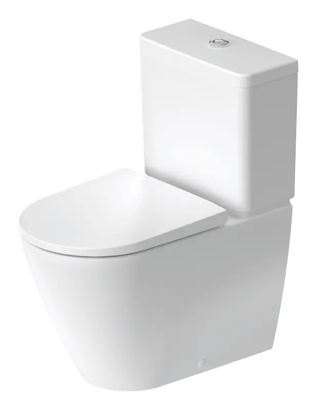 Abverkauf Duravit D-Neo Tiefspül-WC für Kombination bodenstehend 370 x 650 mm - Weiß Hochglanz mit DuraShield