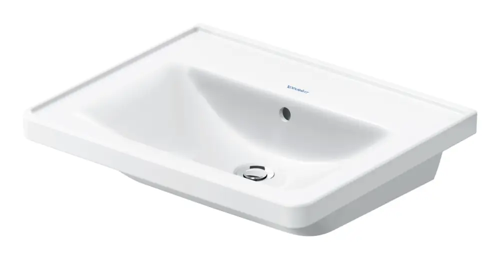 Jetzt Bestellen Duravit D-Neo Waschtisch ohne Hahnloch mit Überlauf 600 x 480 mm - Weiß Hochglanz