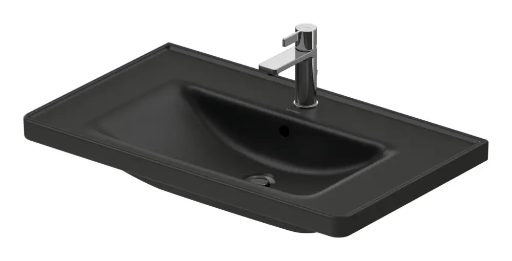 Duravit D-Neo Waschtisch mit 1 Hahnloch mit Überlauf 800 x 480 mm - Anthrazit Matt Günstig