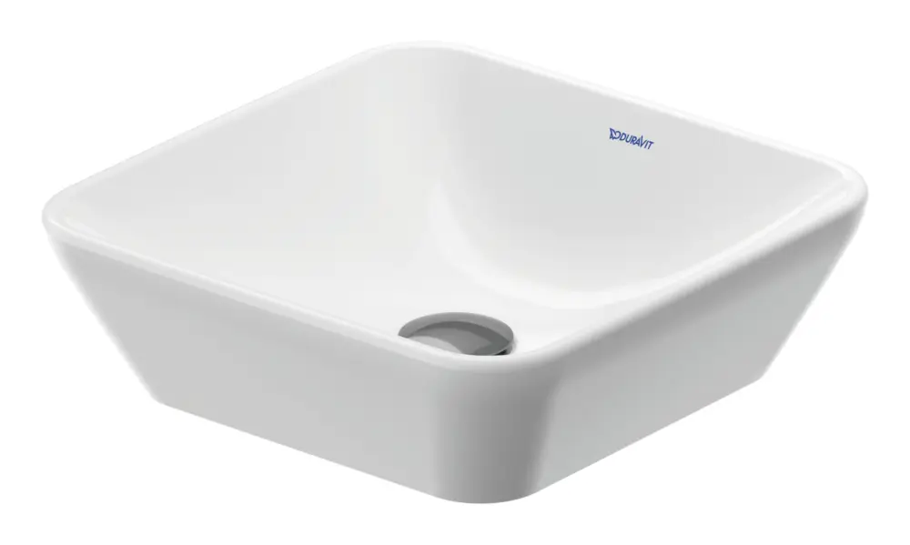 Rabatt Duravit D-Neo Aufsatzbecken ohne Hahnloch ohne Überlauf 400 x 400 mm - Weiß Hochglanz