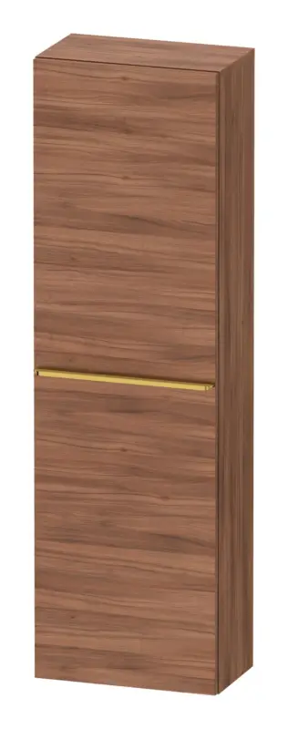 Top-Seller Duravit D-Neo Halbhochschrank mit 1 Tür Anschlag links Griff Gold Poliert 400 x 1320 x 240 mm - Nussbaum Natur Matt