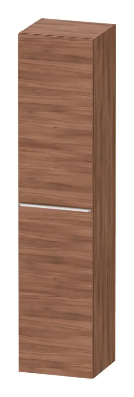 Expressversand Duravit D-Neo Hochschrank mit 1 Tür Anschlag links Griff Chrom Hochglanz 400 x 1760 x 360 mm - Nussbaum Natur Matt