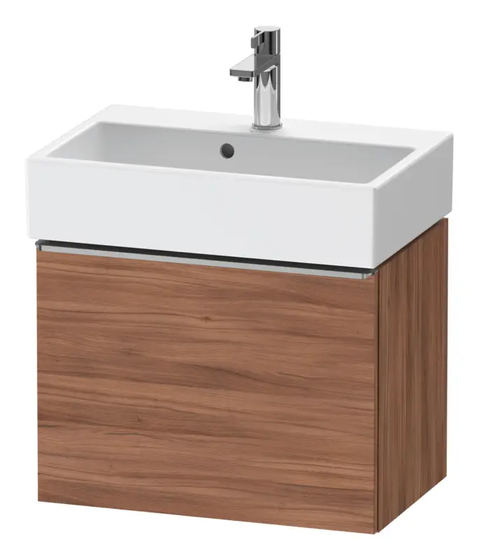 Duravit D-Neo Waschtischunterschrank mit 1 Auszug Griff Edelstahl Gebürstet 584 x 440 x 372 mm - Nussbaum Natur Matt Sale