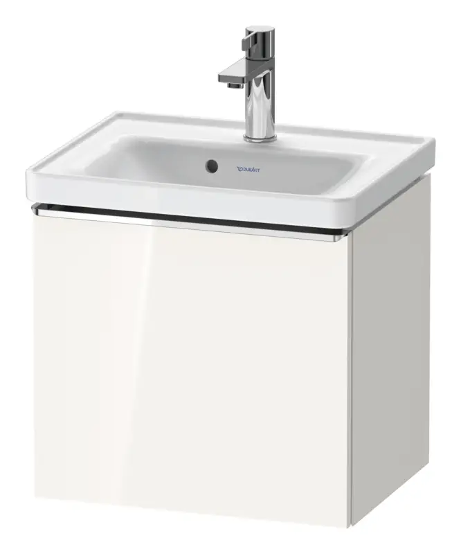Duravit D-Neo Waschtischunterschrank mit 1 Auszug Griff Chrom Hochglanz 484 x 440 x 372 mm - Weiß Hochglanz Knallerangebot
