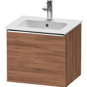 Aktuell Duravit D-Neo Waschtischunterschrank mit 1 Auszug Griff Chrom Hochglanz 510 x 440 x 402 mm - Nussbaum Natur Matt