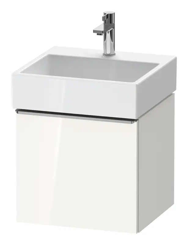 Duravit D-Neo Waschtischunterschrank mit 1 Auszug Griff Edelstahl Gebürstet 484 x 440 x 442 mm - Weiß Hochglanz Jetzt Kaufen