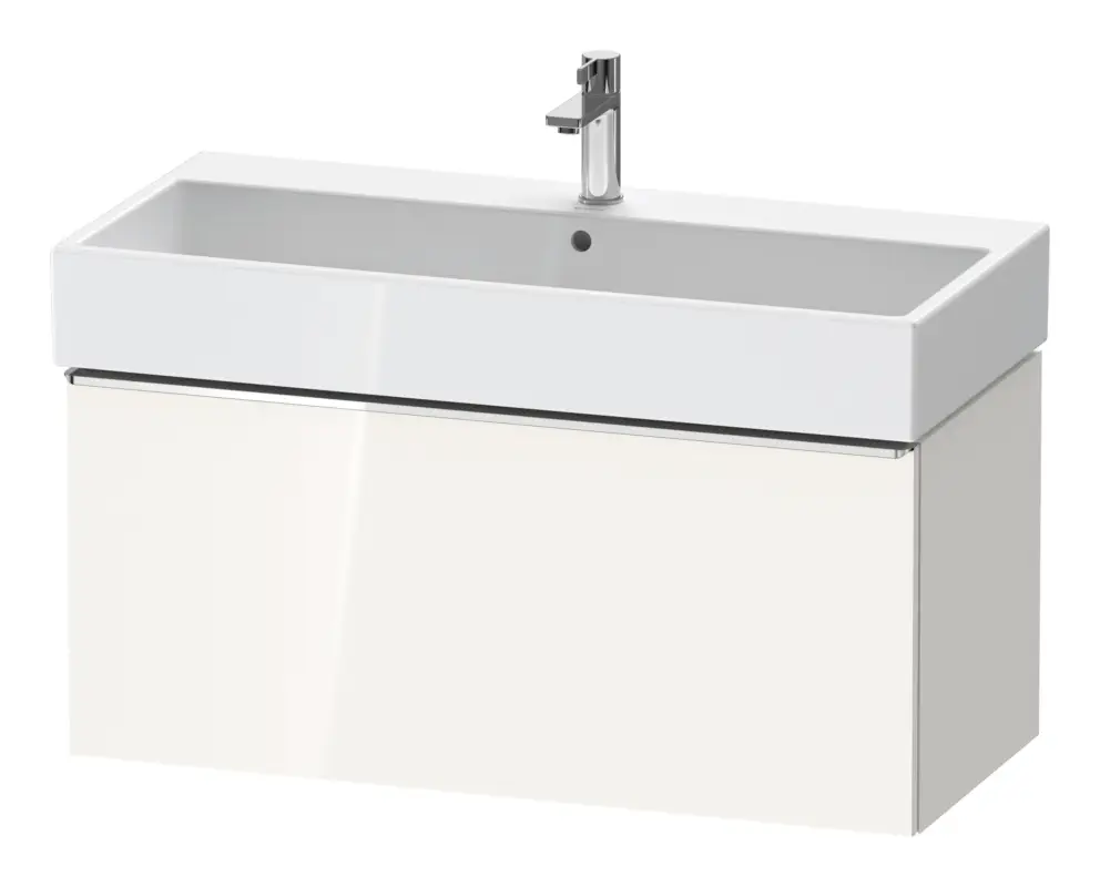 Bestseller Duravit D-Neo Waschtischunterschrank mit 1 Auszug Griff Chrom Hochglanz 984 x 440 x 442 mm - Weiß Hochglanz