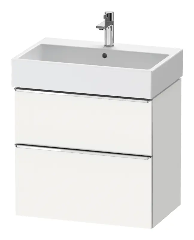 Billig Duravit D-Neo Waschtischunterschrank mit 2 Auszügen Griff Chrom Hochglanz 684 x 625 x 442 mm - Weiß Matt