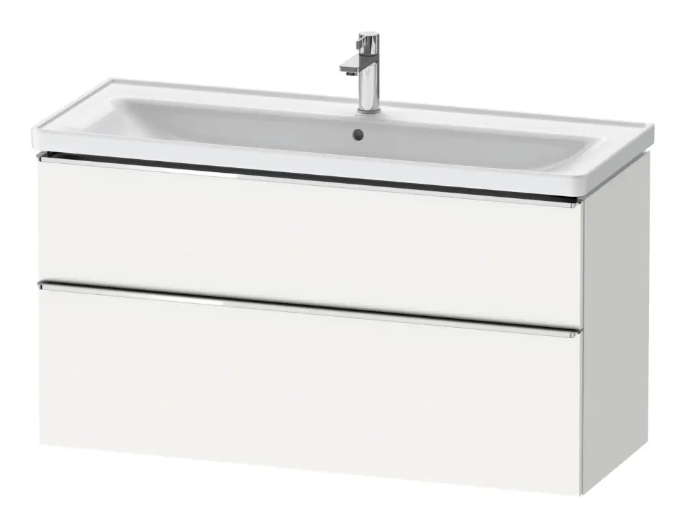 Online Kaufen Duravit D-Neo Waschtischunterschrank mit 2 Auszügen Griff Chrom Hochglanz 1184 x 625 x 452 mm - Weiß Matt