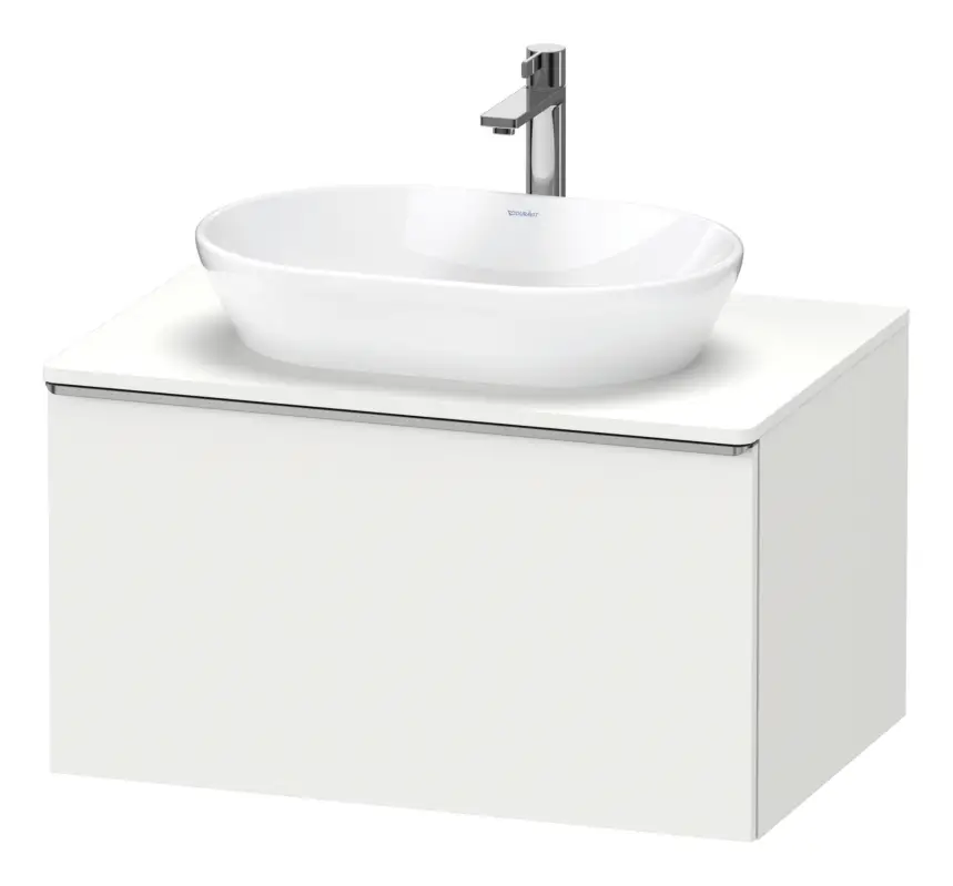 Duravit D-Neo Konsolenwaschtischunterschrank mit 1 Auszug Griff Edelstahl Gebürstet 800 x 459 x 550 mm - Weiß Matt Bestpreis