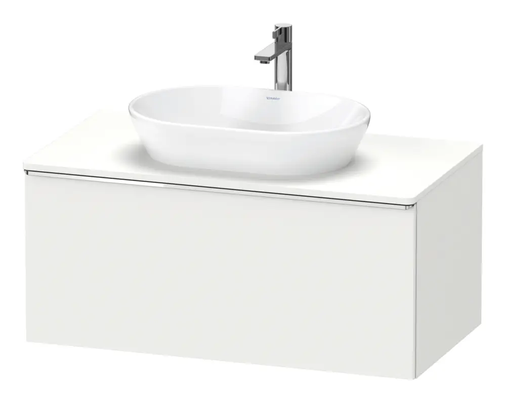 Duravit D-Neo Konsolenwaschtischunterschrank mit 1 Auszug Griff Chrom Hochglanz 1000 x 459 x 550 mm - Weiß Matt Solange Der Vorrat Reicht