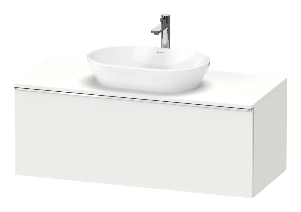 Begrenztes Angebot Duravit D-Neo Konsolenwaschtischunterschrank mit 1 Auszug Griff Chrom Hochglanz 1200 x 459 x 550 mm - Weiß Matt